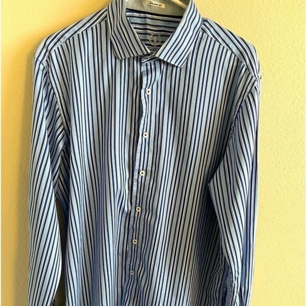Bugatchi Uomo‎ Mens Standard Fit Dress Shirt